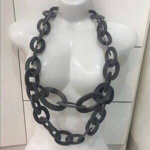 Buffalo horn necklace - horn necklace
